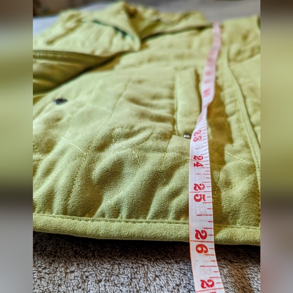 Conrad C Lime green quilted vest jacket 18 - Picture 5 of 6